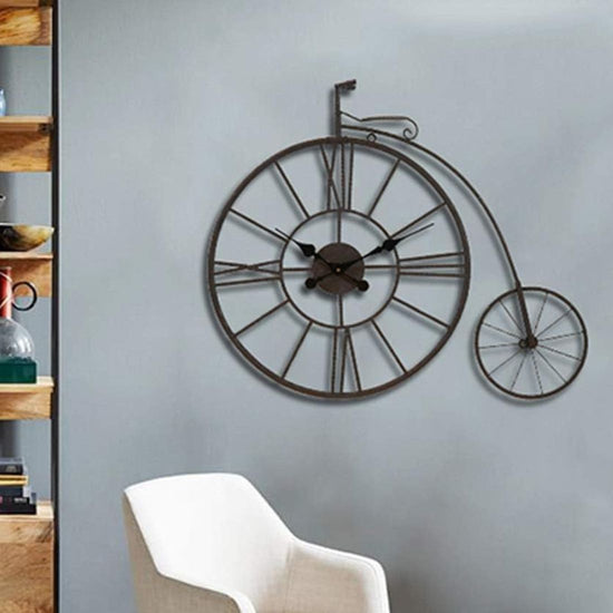 Introduce a timepiece of history with our Ancient Wheel Wall Clock. This large clock measures 38 x 30 inches and brings a vintage touch to any living room. With its unique design and accurate timekeeping, it adds a sophisticated element to your home decor. 