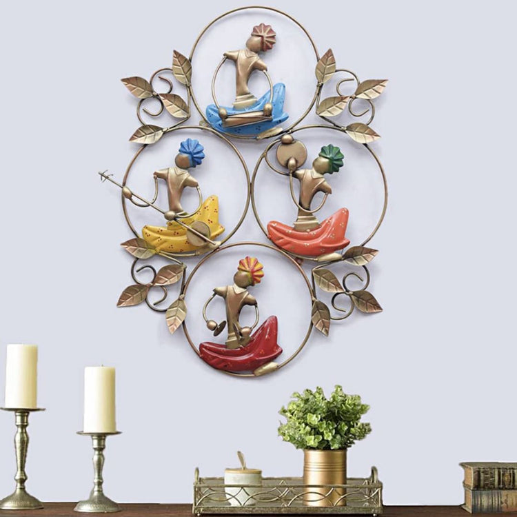 Beautifully crafted from premium-quality iron metal, this exquisite metal wall art features an elegant design of 4 Anti Musicians Ring Metal Wall Art. This eye-catching piece is sure to bring a unique, stylish touch to any wall. Made of High Quality Iron Metal It feature an anti-rust powder coating for long lasting finish Hanging Mechanism included Perfect for your living room, bedroom, hall, office reception, guest room, and hotel reception. Hans Art