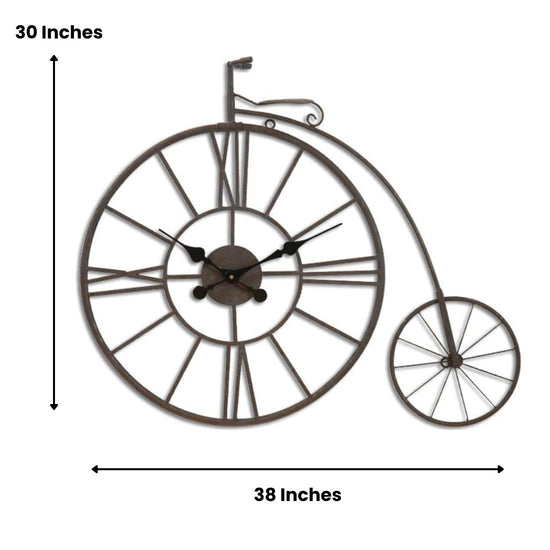 Introduce a timepiece of history with our Ancient Wheel Wall Clock. This large clock measures 38 x 30 inches and brings a vintage touch to any living room. With its unique design and accurate timekeeping, it adds a sophisticated element to your home decor.