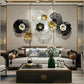This modern wall art is crafted with premium-quality iron metal, giving it stylish strength and durability. Its dimensions of 51 x 27 inches make it an ideal addition to living rooms, bedrooms, and entryways. Its sophisticated Golden black and white finish adds a luxurious touch to any space. Bring modern art to your living spaces with this stylish golden, black and white metal wall art - perfect for any room. With our included hanging mechanism, you&