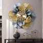 Metal Wall Decor by Hansart Flower Wall Clock Total Wall Coverage Area: 32 x 32 Inches Made of Premium-Quality Iron Metal Anti-rust powder coating used Hanging Mechanism included Perfect for your living room, bedroom, hall, office reception, guest room, and hotel reception The product is packed by professionals for safe delivery  Designed to make your home look complete "Hansart Made In India because India itself is an art".