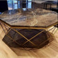 Metal Framed Black Top Decorative Centre Table