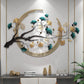 Elegant Tree in Ring Metal Wall Art for living room-Metal Wall Tree Decor by Hansart Total Wall Coverage Area: 50 x 28 Inches Made of Premium-Quality Iron Metal Anti-rust powder coating used Hanging Mechanism included Perfect for your living room, bedroom, hall, office reception, guest room, and hotel reception The product is packed by professionals for safe delivery Designed to make your home look complete "Hansart Made In India because India itself is an art".