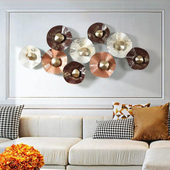 Alex Décor Metal Wall Art for Living Room (42.5 x 21 Inches)-Home Decoration-Hansart-abstract metal wall art-Made of Premium-Quality Iron Metal-Perfect for your living room, bedroom, hall, office reception, guest room, and hotel reception-The product is packed by professionals for safe delivery Designed to make your home look complete-"Hansart Made In India because India itself is an art".