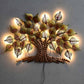 Pan Tree Metal Wall Art With LED Lights (36 x 24 Inches)-Home Decoration-Metal Wall Tree by Hansart Made of Premium-Quality Iron Metal Perfect for your living room, bedroom, hall, office reception, guest room, and hotel reception The product is packed by professionals for safe delivery Designed to make your home look complete "Hansart Made In India because India itself is an art".