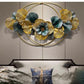 Hansart Special Bloom Flowers Metal Wall Décor (50 x 32 Inches)-Home Decoration-Hansart-abstract metal wall art-Made of Premium-Quality Iron Metal-Perfect for your living room, bedroom, hall, office reception, guest room, and hotel reception-The product is packed by professionals for safe delivery Designed to make your home look complete-"Hansart Made In India because India itself is an art".