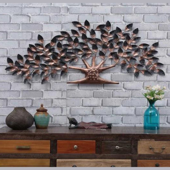 Hansart Special Nano Tree Wall Art (54 x 26 Inches)-Home Decoration-Metal Wall Tree by Hansart Made of Premium-Quality Iron Metal Perfect for your living room, bedroom, hall, office reception, guest room, and hotel reception The product is packed by professionals for safe delivery Designed to make your home look complete "Hansart Made In India because India itself is an art".
