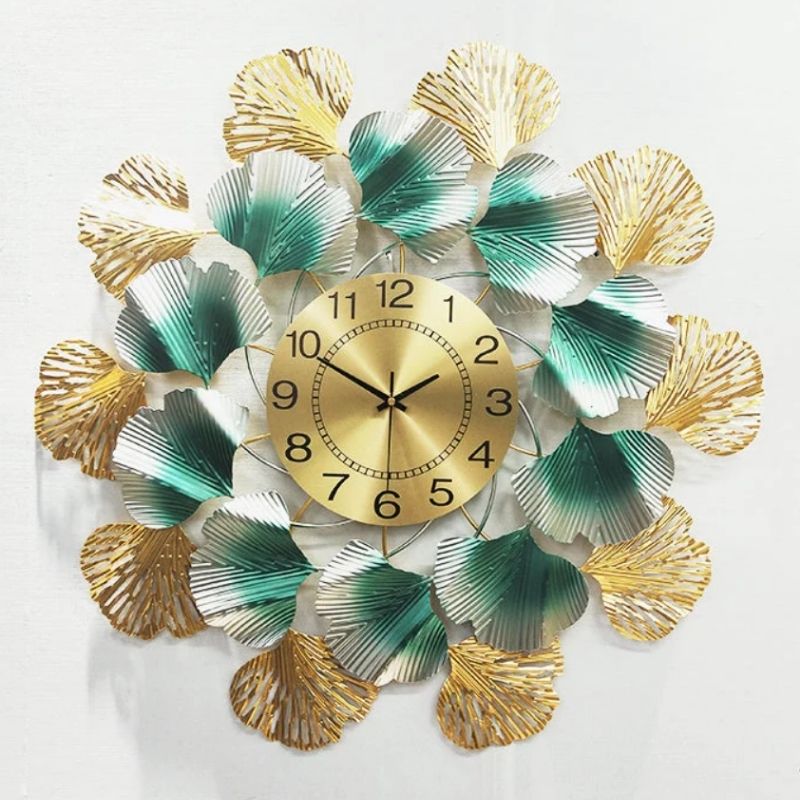 Metal Wall Clock by Hansart Total Wall Coverage Area: 30 x 30 Inches Expertly crafted by artisans in Jodhpur, India Made of Wrought Iron Metal It feature an anti-rust powder coating for a long-lasting finish Finished with a spray paint and lacquer for a smooth and polished look Perfect for your living room, bedroom, hall, office reception, guest room, and hotel reception The product is packed by professionals for safe delivery Designed to make your home look complete