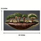 Hansart Special Nature Wall Art for Living Room (46 x 16 Inches)-Home Decoration-Metal Wall Tree by Hansart Made of Premium-Quality Iron Metal Perfect for your living room, bedroom, hall, office reception, guest room, and hotel reception The product is packed by professionals for safe delivery Designed to make your home look complete "Hansart Made In India because India itself is an art".