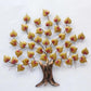Hansart Special Peepal Golden Leaves Tree Metal Wall Art (29 x 26 Inches)-Home Decoration-Metal Wall Tree by Hansart Made of Premium-Quality Iron Metal Perfect for your living room, bedroom, hall, office reception, guest room, and hotel reception The product is packed by professionals for safe delivery Designed to make your home look complete "Hansart Made In India because India itself is an art".