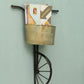 Metallic Small Front Cycle Basket Wall Art (26 x 18 Inches)-Home Decoration-Metal Wall Decor by Hansart Made of Premium-Quality Iron Metal Perfect for your living room, bedroom, hall, office reception, guest room, and hotel reception The product is packed by professionals for safe delivery Designed to make your home look complete "Hansart Made In India because India itself is an art".
