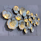 White and Golden Zara Metal Wall Art for Living Room (56x26)-Home Decoration-Hansart-abstract metal wall art-Made of Premium-Quality Iron Metal-Perfect for your living room, bedroom, hall, office reception, guest room, and hotel reception-The product is packed by professionals for safe delivery Designed to make your home look complete-"Hansart Made In India because India itself is an art".