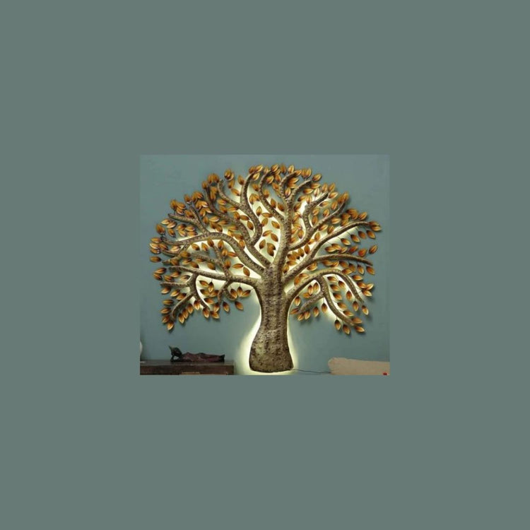 Master Tree Premium Wall Décor With LED Lights (60 x 60 Inches)-Home Decoration-Metal Wall Tree by Hansart Made of Premium-Quality Iron Metal Perfect for your living room, bedroom, hall, office reception, guest room, and hotel reception The product is packed by professionals for safe delivery Designed to make your home look complete "Hansart Made In India because India itself is an art".