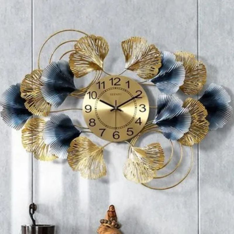 Metal Wall Clock by Hansart Total Wall Coverage Area: 48 x 24 Inches Expertly crafted by artisans in Jodhpur, India Made of Wrought Iron Metal It feature an anti-rust powder coating for a long-lasting finish Finished with a spray paint and lacquer for a smooth and polished look Perfect for your living room, bedroom, hall, office reception, guest room, and hotel reception The product is packed by professionals for safe delivery Designed to make your home look complete