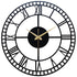 Metal Wall Clock by Hansart Total Wall Coverage Area: 24 x 24 Inches Made of Premium-Quality Iron Metal Anti-rust powder coating used Hanging Mechanism included Perfect for your living room, bedroom, hall, office reception, guest room, and hotel reception The product is packed by professionals for safe delivery  Designed to make your home look complete "Hansart Made In India because India itself is an art".