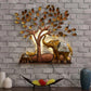 Elephant Under Tree Metal Wall Art for Guest Room (35 x 35 Inches)-Home Decoration-Metal Wall Tree by Hansart Made of Premium-Quality Iron Metal Perfect for your living room, bedroom, hall, office reception, guest room, and hotel reception The product is packed by professionals for safe delivery Designed to make your home look complete "Hansart Made In India because India itself is an art".